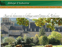 Tablet Screenshot of abbaye.aubazine.com